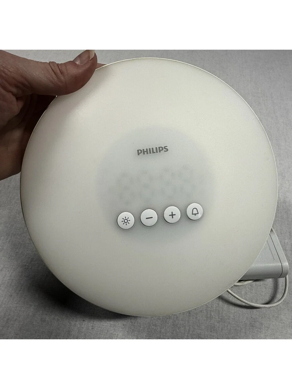 Philips SmartSleep Wake-Up Light Therapy Alarm Clock Sunrise With Charger Tested